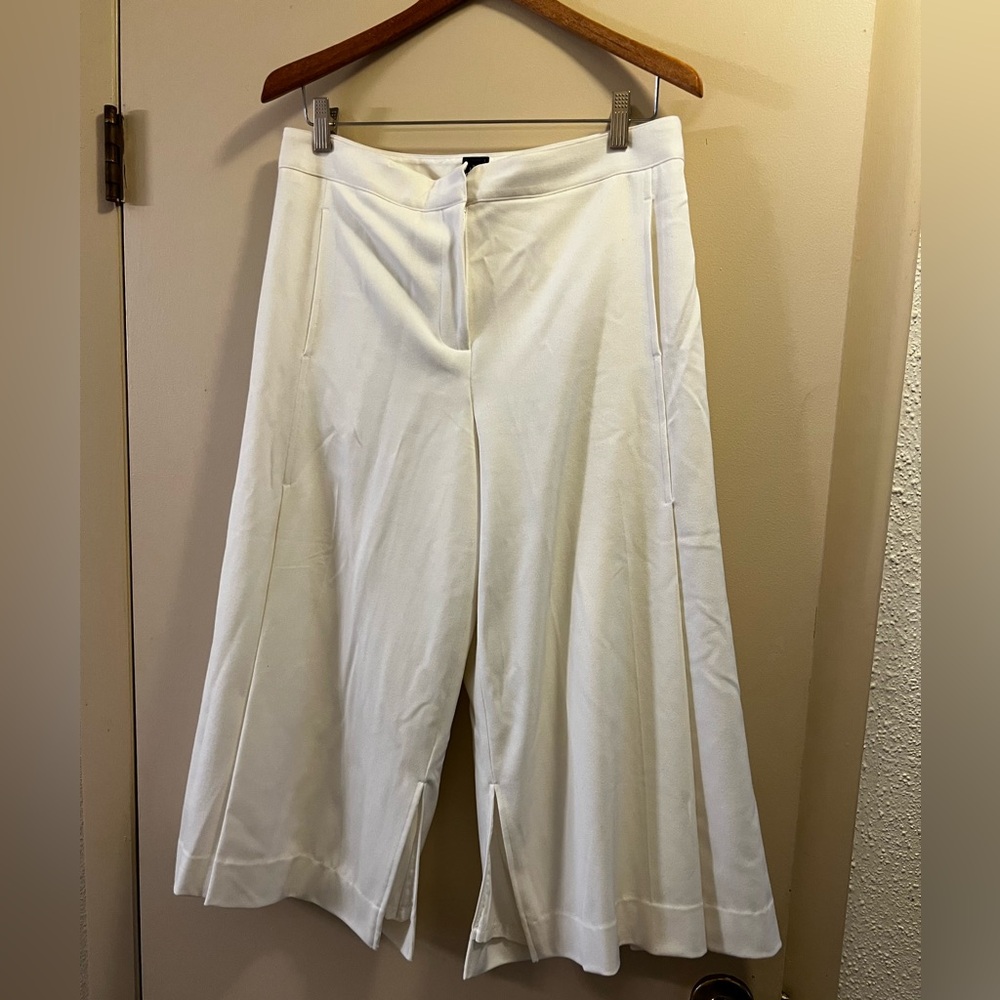 Elegant White Culottes